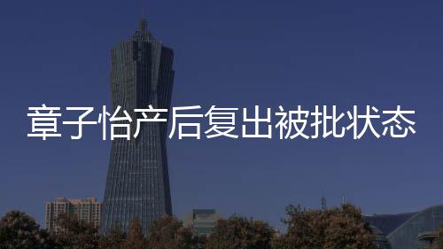 媒给态差 港公章子取绰怡产后复号寿星批状出被
