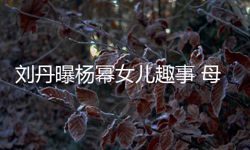 儿趣幂女母亲母刘丹给祖糯米事 送画曝杨节小