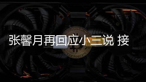 被骂小三行但骂张馨子不月再回应和孩说 接受家人